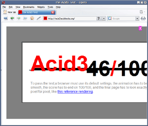 The Acid3 Test
 - Opera 9.27 build 8841