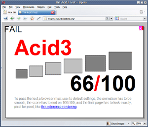 The Acid3 Test - Opera 9.50 build 9815
