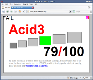 The Acid3 Test - Opera 9.50 build9981