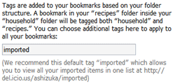 Tags are added to your bookmarks based on your folder structure