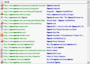Opera build9972 Quick Find