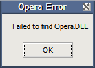 Opera Error