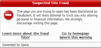 Suspected Site Fraud